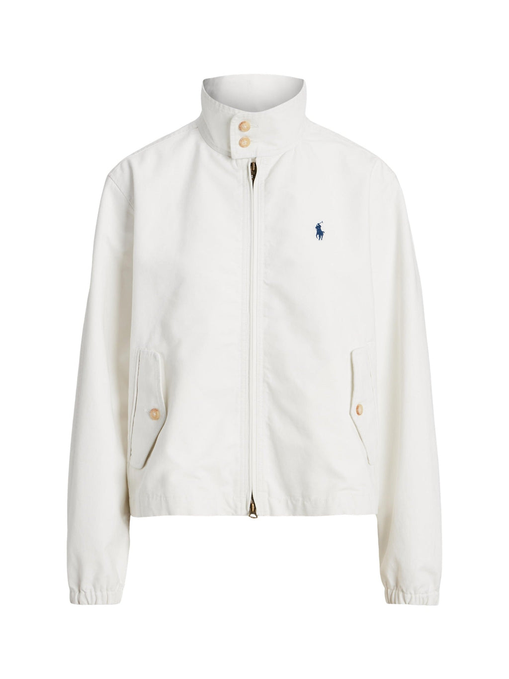 RALPH LAUREN WOMEN Cotton Canvas Jacket Deckwash White