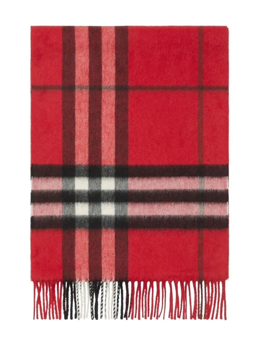 Burberry Women Giant Check Cashmere Scarf