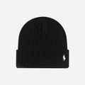 Ralph Lauren Cable Knit Beanie, Black