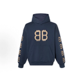 Balenciaga Bitcoin BB Logo Hoodie Unisex Navy Blue