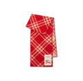 Burberry Women Wool Scarf, Equestrian Knight Logo, Crayon Red