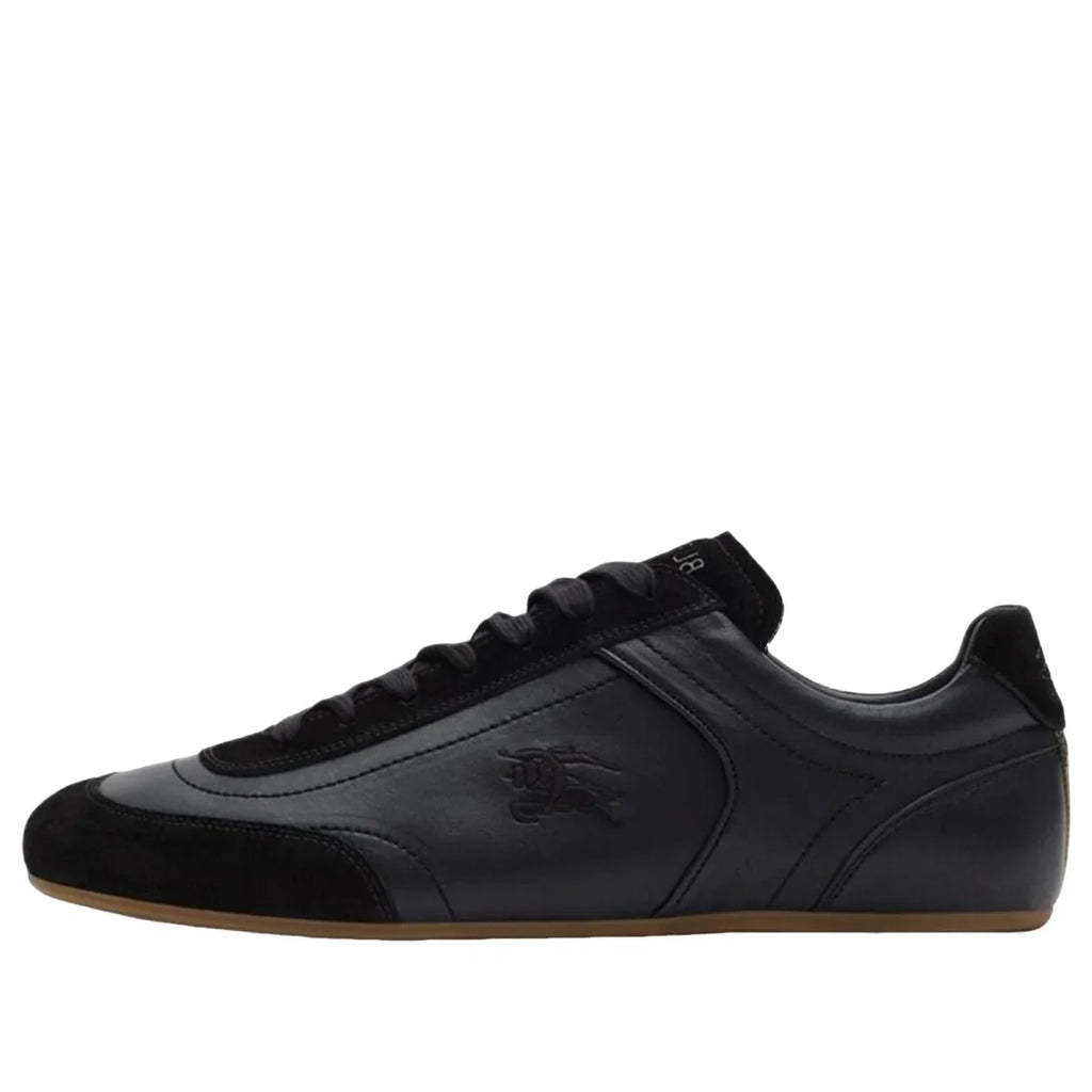 Burberry Leather Knight Runner Sneakers 'Black' 81262821